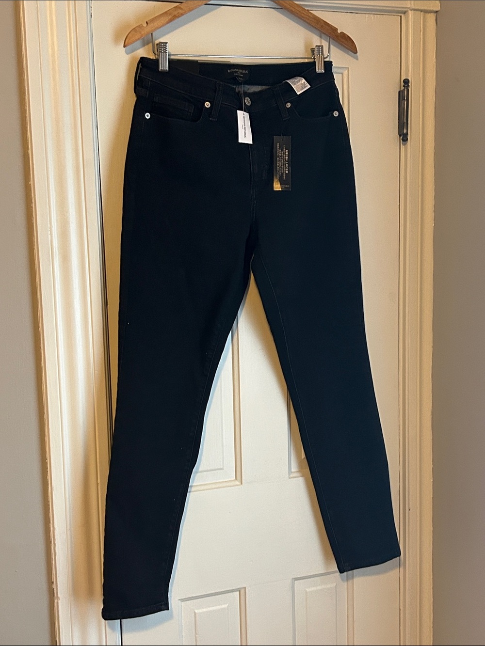 NWT Banana Republic black jeans women